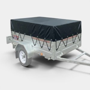 Heavy Duty Fitted Tarpaulin Cover To Fit Apache Double Solid Side Trailers