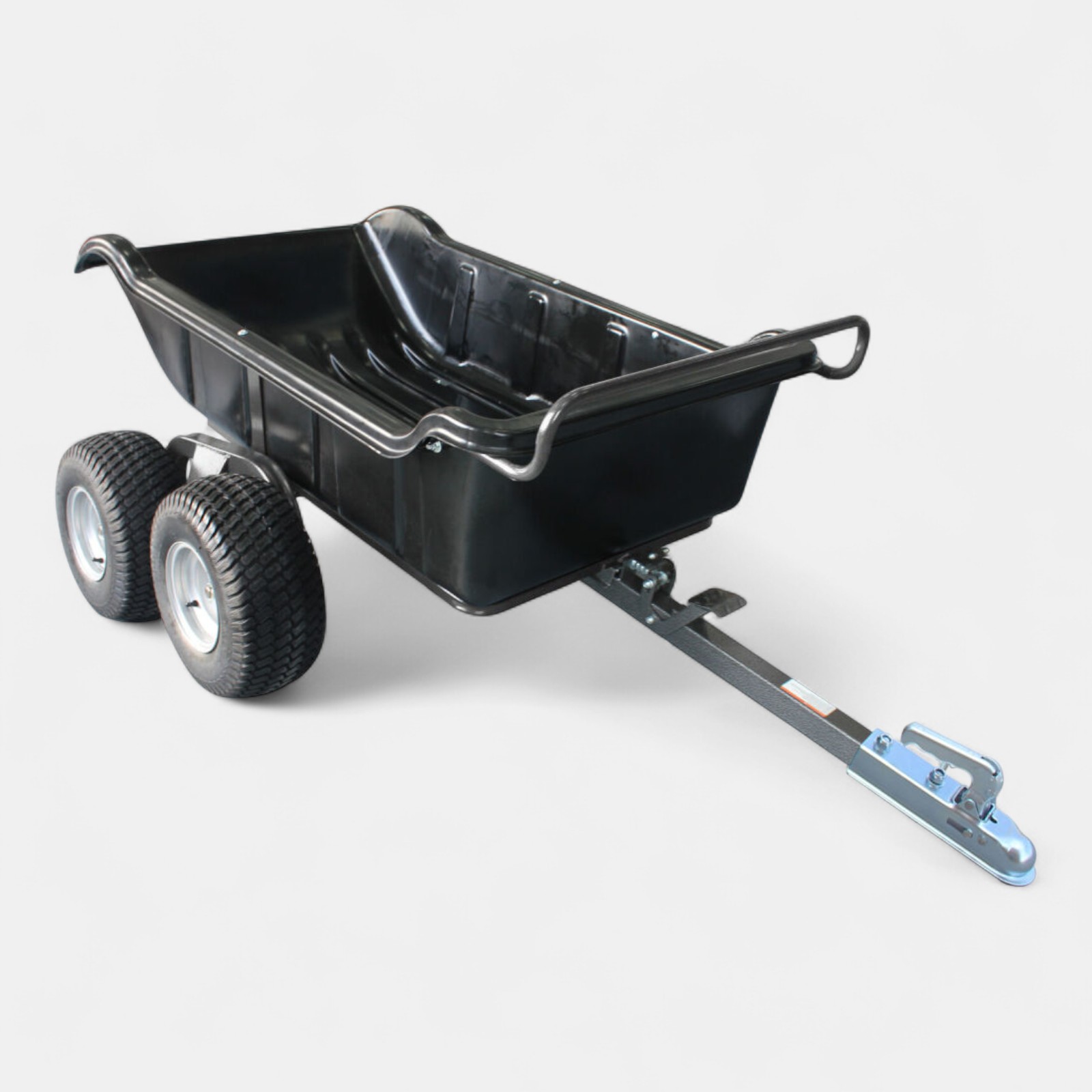 Apache ATV Garden Trailer 680 – Tandem/Twin Axle Tipping Trailer – Black - Image 6