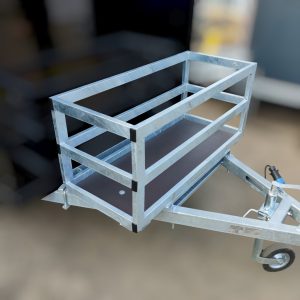 Fully Galvanised Steel Tool, Strap & Tarp Storage Basket for Apache Trailers