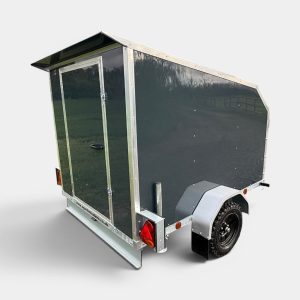 7ft x 4ft Cube Sport Warrior 74 Box Trailer with Aerodynamic Body, Utility Tyres & Rear Door