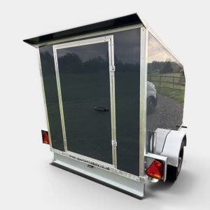 Upgrade: Padlockable Rear Access Door with Handle (replaces Standard Loading Ramp)