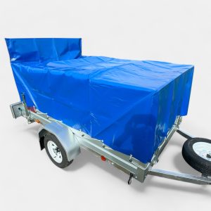 10ft x 5ft Heavy Duty Fitted Tarpaulin Cover To Fit Apache Cage and Ramp Trailers