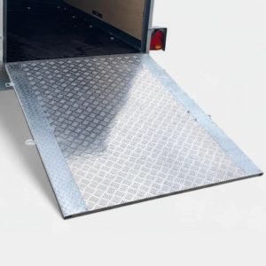 Upgrade: Extended Rear Chequer Plate Loading Ramp — 1500mm (4ft 11in)