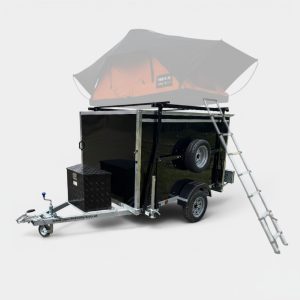 8ft x 5ft Roof Tent Camper 85 Trailer & Rear Loading Ramp (without TentBox)