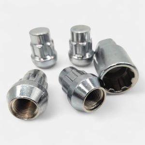 A Set of Locking Wheel Nuts to Fit all Apache Trailer Models